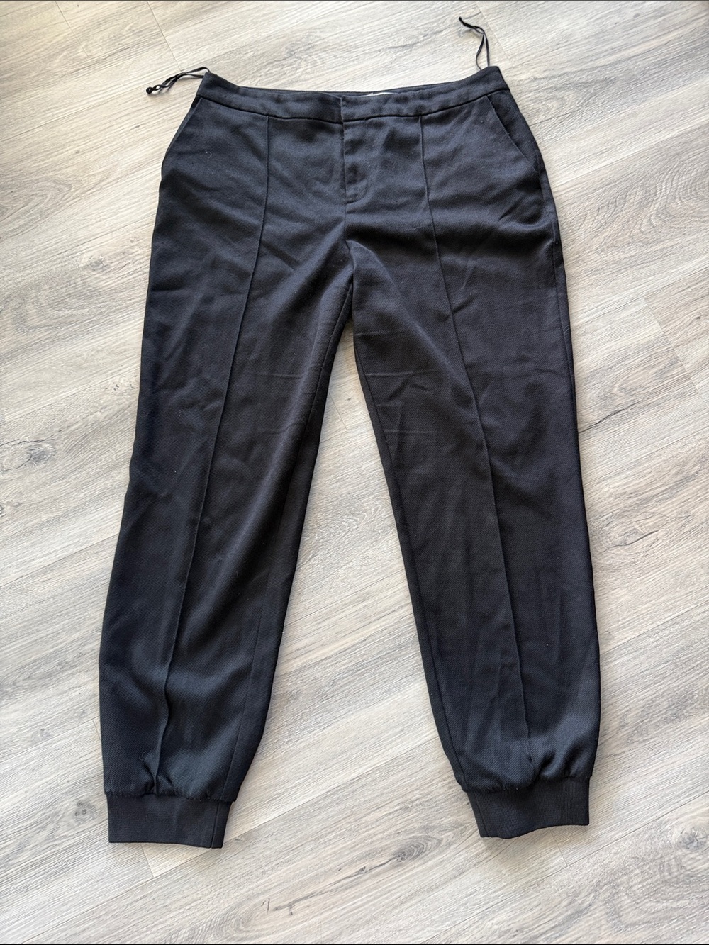 RACHEL Rachel Roy Black Tailored Jogger Pants size medium